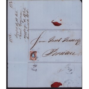 Estonia, Russia envelope Dorpat 1869