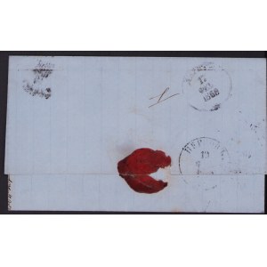 Estonia, Russia envelope Dorpat 1869