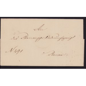 Estonia, Russia Cancelled envelope Reval to Pärnu, 1870
