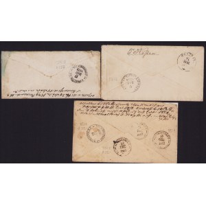 Estonia, Russia - Group of envelopes 1879, 1882, 1886 (3)