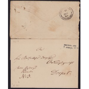 Russia, Estonia - Group of prephilately envelopes 1879, 1887 (2)