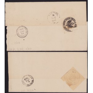 Estonia Group of envelopes 1883, 1886 (2)