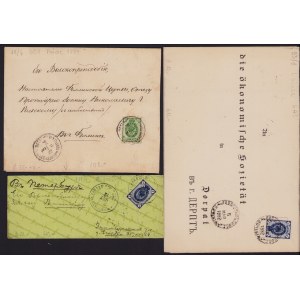 Estonia, Russia - Group of envelopes 1892-1894 (3)