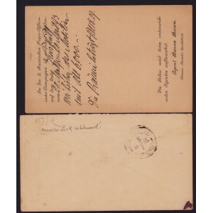 Estonia, Russia - Group of postcard 1892 & envelope 1896 (2)