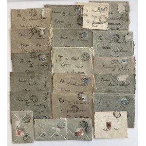 Group of envelopes - mostly Russia, letters to Fellin 1913-1915 (32)