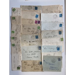 Group of Estonian envelopes - 1920-1939 (39)
