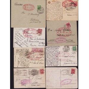 Estonia, Finland Group of postcards & envelopes 1922-1927 - Invitation to exhibition (8)