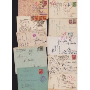 Group of Estonian envelopes & postcards 1922-1924 (10)