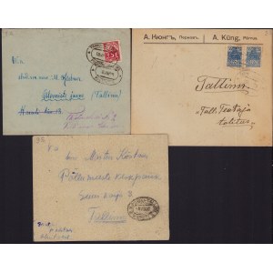 Estonia Group of Envelopes 1923-1939 - Pärnu-Tallinn Postvagun (3)