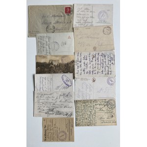 Estonia, Germany Occupation - Group of envelope, receipt & postcards 1924-1944 - Special stamps (11)