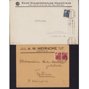 Estonia Group of Envelopes 1925 - Fair 15-24 aug. 1925 Tallinn (2)