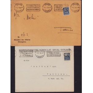 Estonia Group of Envelopes 1925 - Tallinn (2)