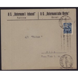 Estonia Tallinn envelope 1925