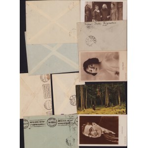 Group of Estonian envelopes & postcards 1925-1927 (10)
