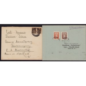 Estonia Group of Envelopes 1926 - Fair 19-28 VI 1926 Tallinn & Envelope from Lithuania 1927 (2)