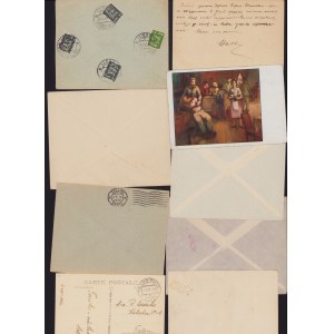 Estonia - Group of envelopes & postcards 1927-1938 - with special stamps (9)