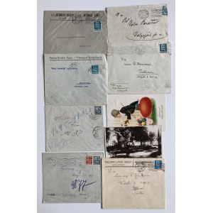 Estonia Group of envelopes & postcards 1928-1934 - Lottery (9)