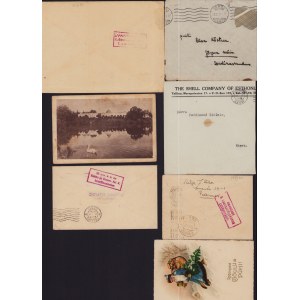 Estonia, Great Britain Group of envelopes & postcards 1928-1934 - Lottery (7)