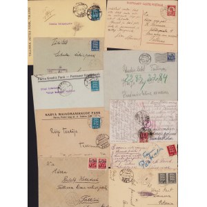 Group of Estonian envelopes & postcards 1928-1933 (10)