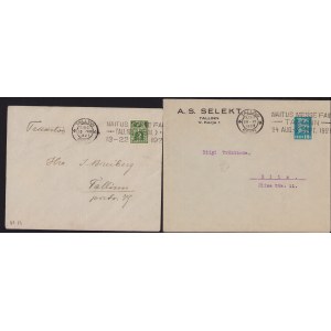 Estonia Group of Envelopes 1929 - Fair 24 aug. - 2 sept. 1929 Tallinn (2)