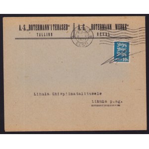 Estonia Tallinn - Lihula envelope 1929