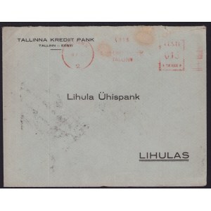 Estonia Tallinn - Lihula envelope 1930