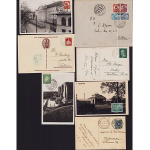 Estonia - Group of envelope & postcards 1932-1939 - local places/events with special stamps (7)