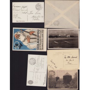 Estonia - Group of envelope & postcards 1932-1939 - local places/events with special stamps (7)