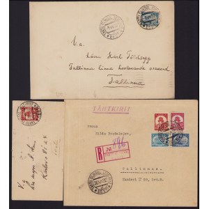 Group of Estonian Cancelled envelopes - Tartu Ülikool 1632-1932 (3)