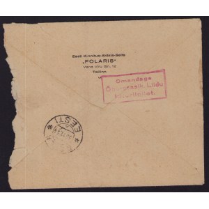 Estonia Tallinn - Rapla Polaris envelope 1934