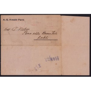 Estonia Tallinn - Kabli envelope with dept payment reminder 1936