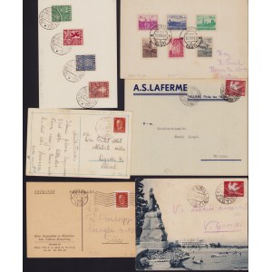 Estonia, Russia USSR - Group of envelopes & postcards 1939-1941 (6)