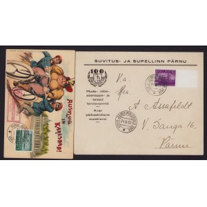 Group of Estonian Cancelled envelope & postcard - Pärnu Juubelipidustus 1939 (2)