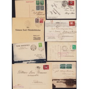 Group of Estonian envelopes & postcards 1939-1940 (8)