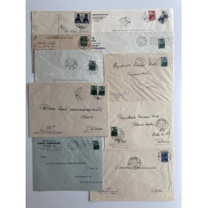 Estonia, Russia USSR - Group of envelopes & postcard 1940-1941 (10)