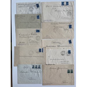 Estonia, Russia USSR - Group of envelopes 1940-1941 (10)