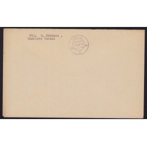 Estonia German Occupation II World War envelope Tammiste - Lelle 1941