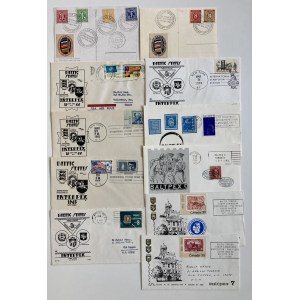 Baltic States, Canada, USA, Germany ESTIKA - Group of envelopes & postcards - mostly Baltic philatelistic exhibition (11