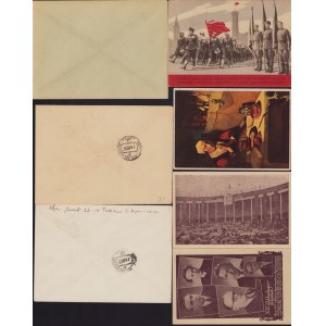 Estonia, Russia USSR - Group of Cancelled postcards & envelopes - Tallinn Üldlaulupidu XII 1947 & Eesti 1950.a Üldlaulup