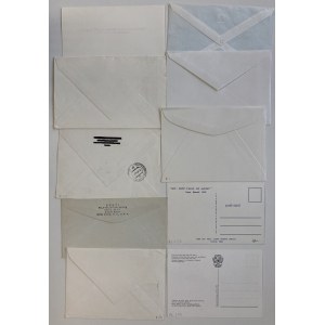 Estonia, USA, Canada, Australia, Sweden ESTIKA - Group of envelopes & postcards - Estonian Flag (10)