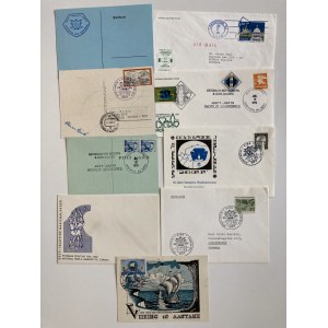 Estonia, Canada, USA, Germany ESTIKA - Group of envelopes & postcards - Estonian Scouting (9)