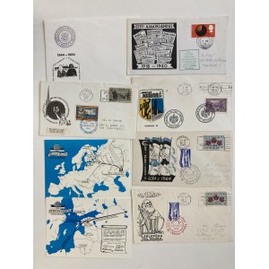 Estonia, USA, Canada, England, Sweden ESTIKA - Group of envelopes & postcards - mostly Estonians in Exile (8)
