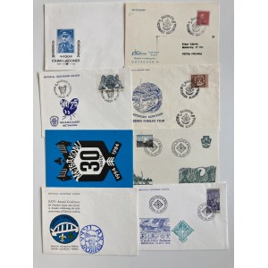 Estonia, Sweden ESTIKA - Group of envelopes & postcards - mostly Estonian Scouting Metsakodu (8)