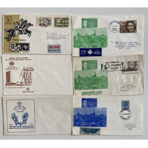 Estonia, Lithuania, Latvia, Canada, England - Group of envelopes - mostly demanding freedom to the Baltic states (6)