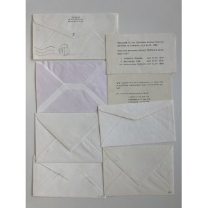 Estonia, Sweden, Canada, USA, France ESTIKA - Group of envelopes & postcards - Anniversary of the Republic of Estonia (8