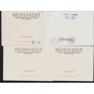 Estonia, Russia USSR - Group of Cancelled envelopes - Tallinn Rahvatantsupidu 1981 & Koolinoorte Laulu- ja Tantsupidu 19