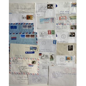Group of Estonian envelopes - letter envelopes for Mr. Arnold Rüütel 1988-1992 (21)
