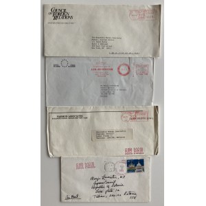 Estonia envelopes - letter envelopes for Mrs. Marju Lauristin 1990-1991 (4)