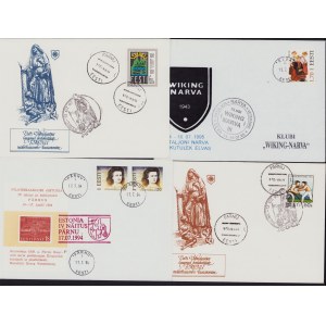 Estonia Group of Envelopes 1993-1995 (4)