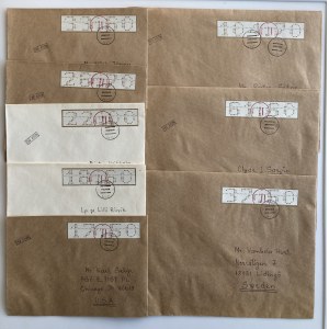 Estonia Group of envelopes 1992 - Tartu perforated stamps (16)